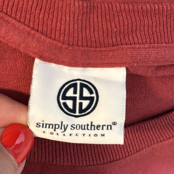 Simply Southern "Christmas in the South Tacky Sweater Party" Large T-shirt - Picture 5 of 5